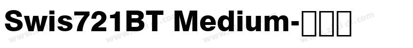 Swis721BT Medium字体转换